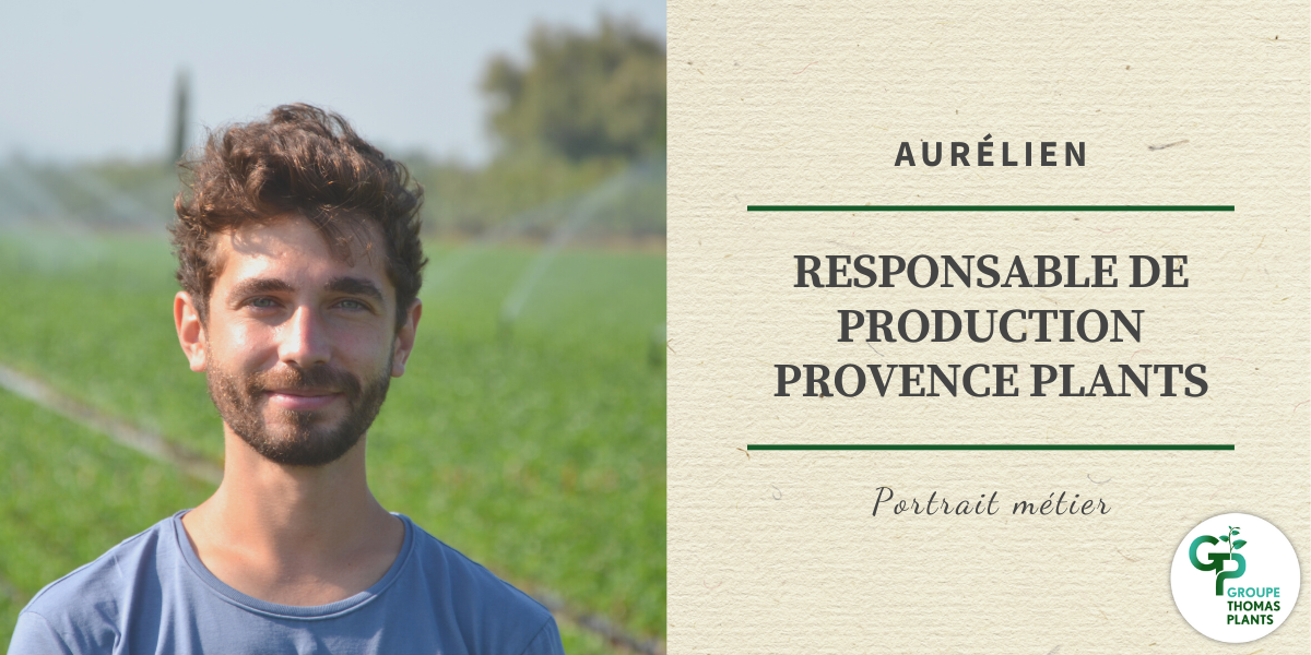 Portrait métier Responsable de production Provence Plants